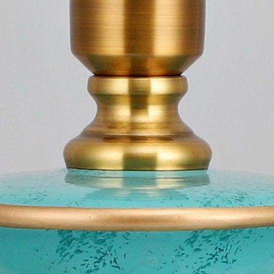 Cone Lampshade Ceramic Fabric Table Lamp