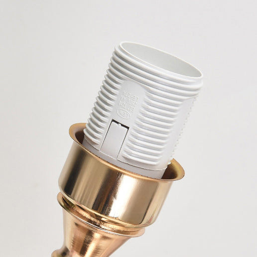 Cone Lampshade Aluminum Crystal Table Lamp