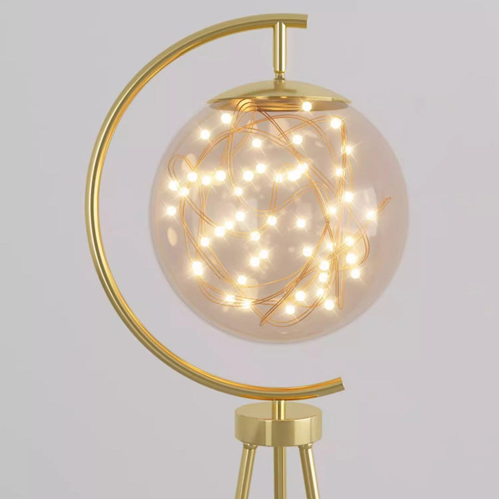 Contemporary Creative Glass Metal Floor Lamp