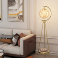 Contemporary Creative Glass Metal Floor Lamp