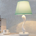 Frustum Cone Iron Fabric Table Lamp