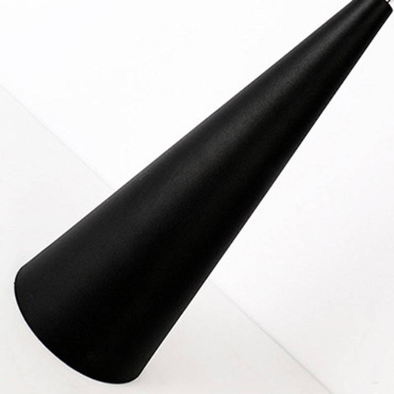Cone Metal Glass Silicone Table Lamp