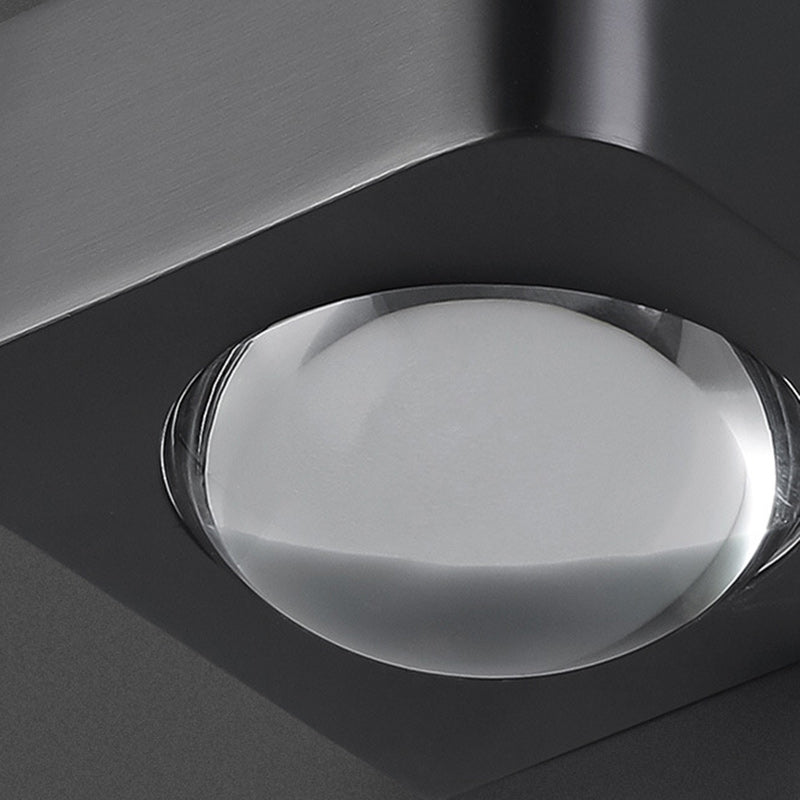 Spherical Stainless Steel Glass Wall Lamp
