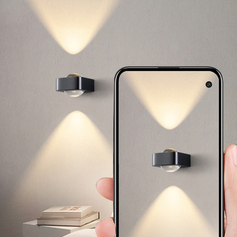 Spherical Stainless Steel Glass Wall Lamp