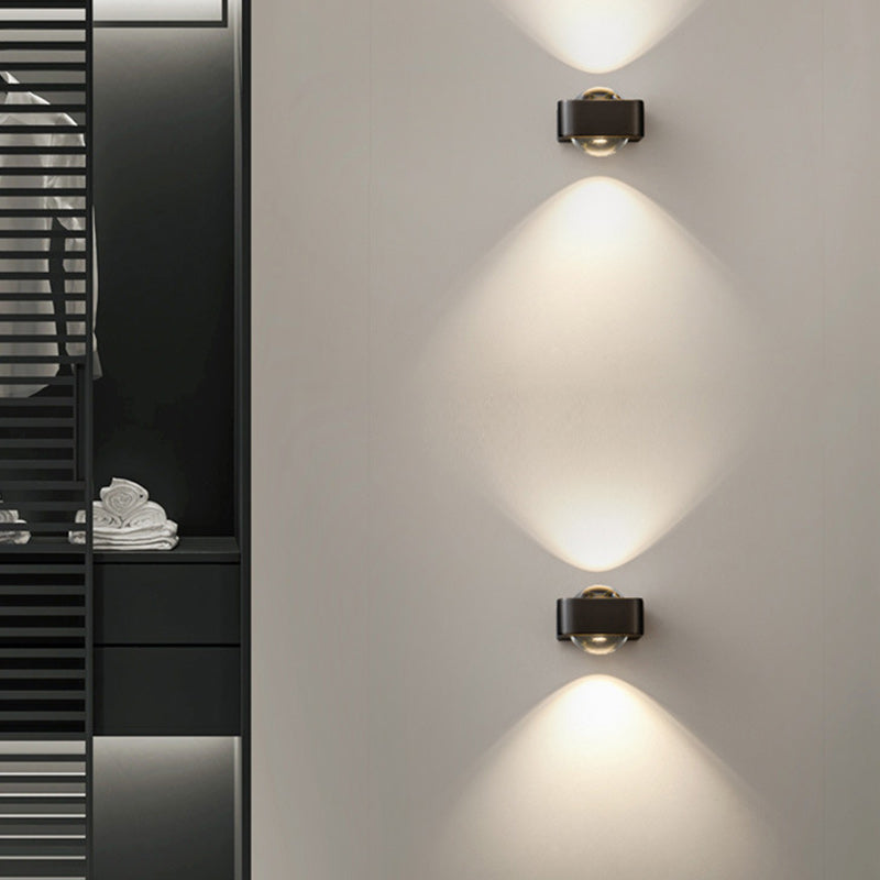 Spherical Stainless Steel Glass Wall Lamp