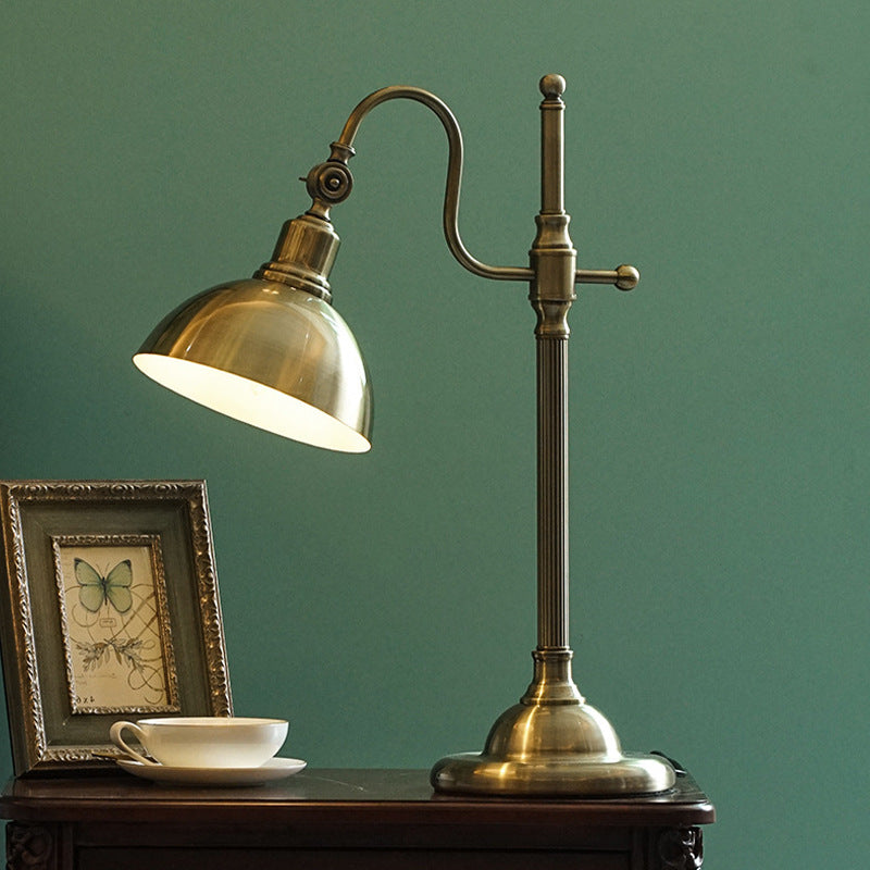 Dome Iron Bedroom Table Lamp