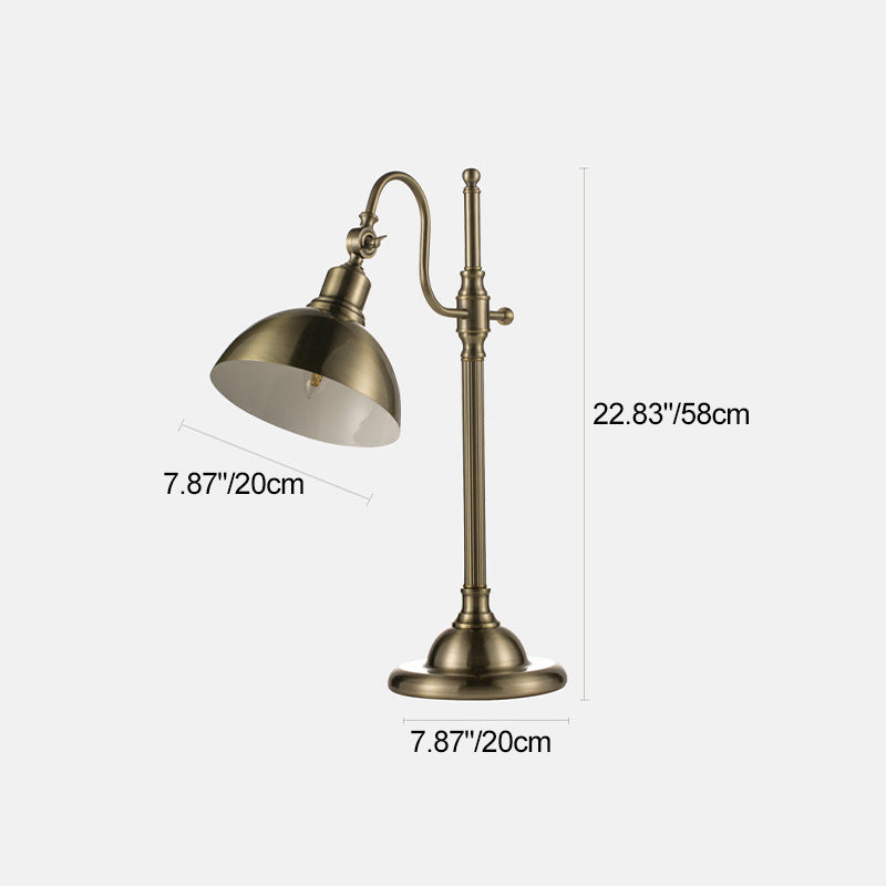 Dome Iron Bedroom Table Lamp