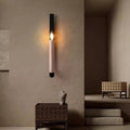 Candle Yellow Travertine Iron Wall Lamp