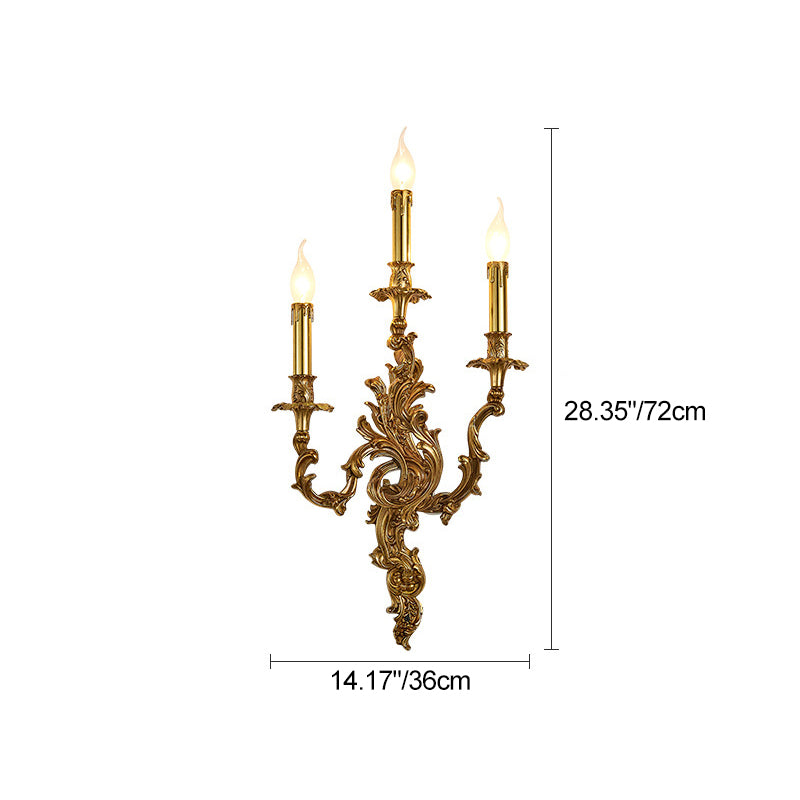 Candle Copper 2/3 Living 2-Light Wall Lamp