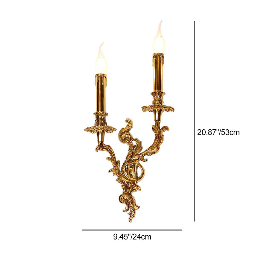 Candle Copper 2/3 Living 2-Light Wall Lamp