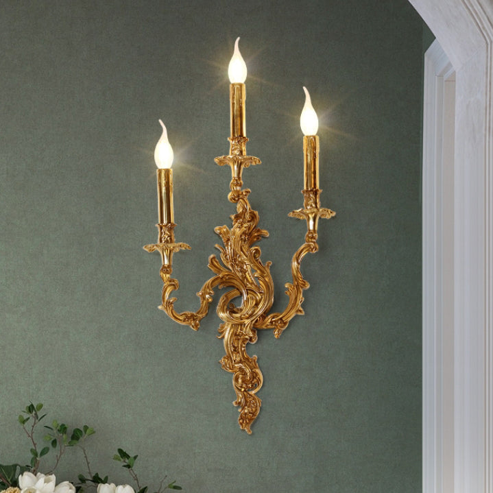 Candle Copper 2/3 Living 2-Light Wall Lamp