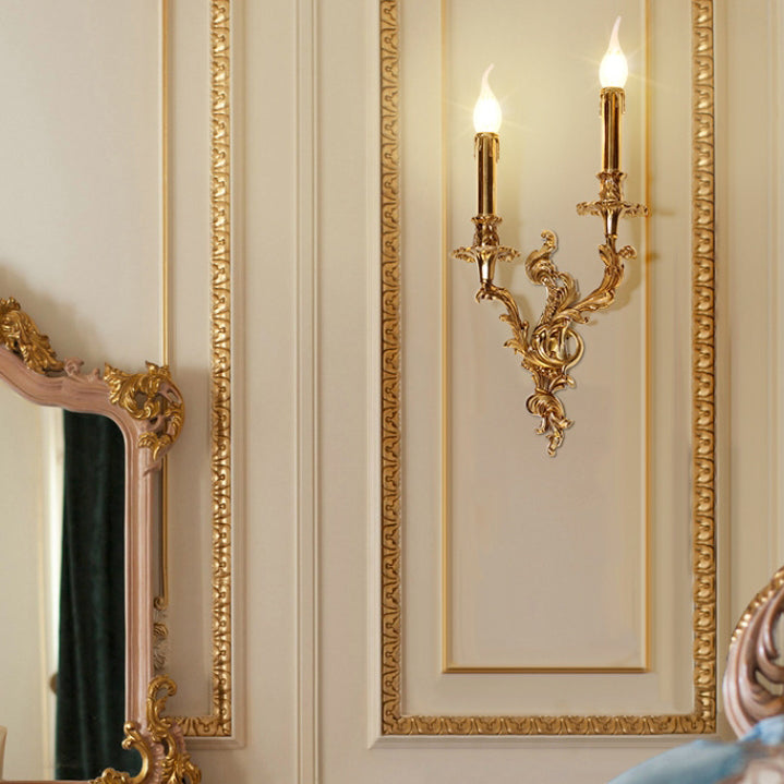 Candle Copper 2/3 Living 2-Light Wall Lamp