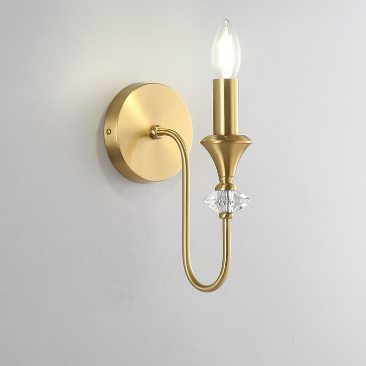 Candle Copper 1/2/3 Bedroom 2-Light Wall Lamp