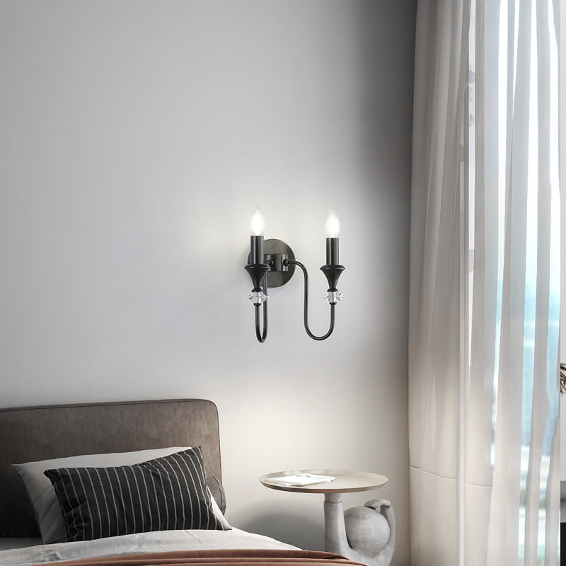 Candle Copper 1/2/3 Bedroom 2-Light Wall Lamp