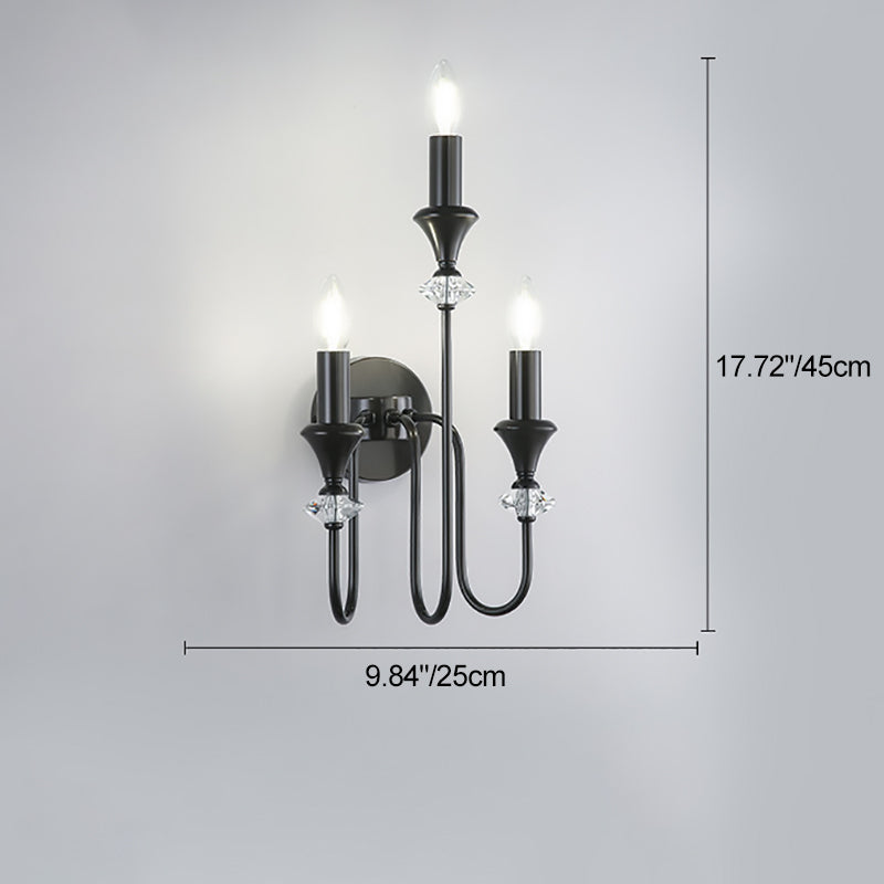 Candle Copper 1/2/3 Bedroom 2-Light Wall Lamp