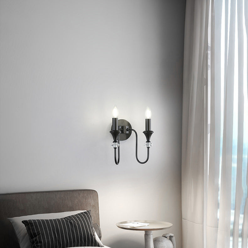 Candle Copper 1/2/3 Bedroom 2-Light Wall Lamp