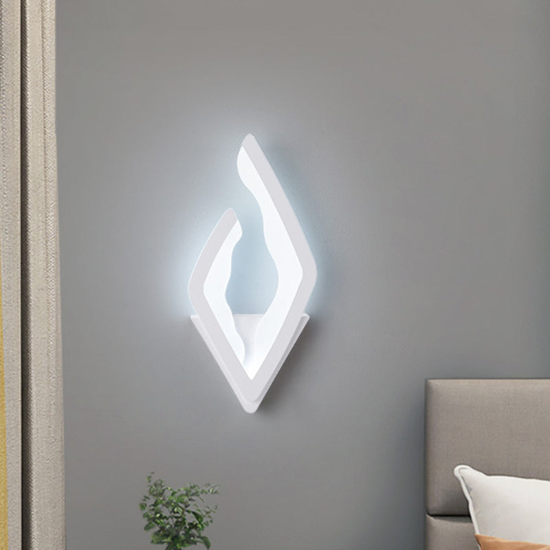 Diamond Iron Acrylic Bedroom Wall Lamp