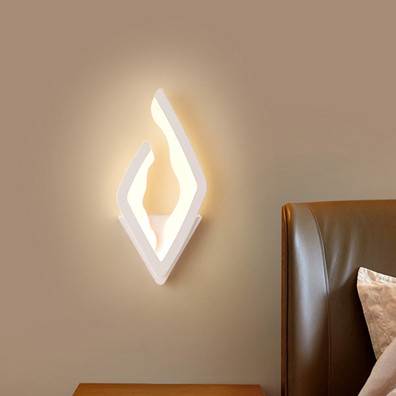 Diamond Iron Acrylic Bedroom Wall Lamp