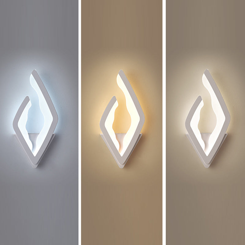 Diamond Iron Acrylic Bedroom Wall Lamp