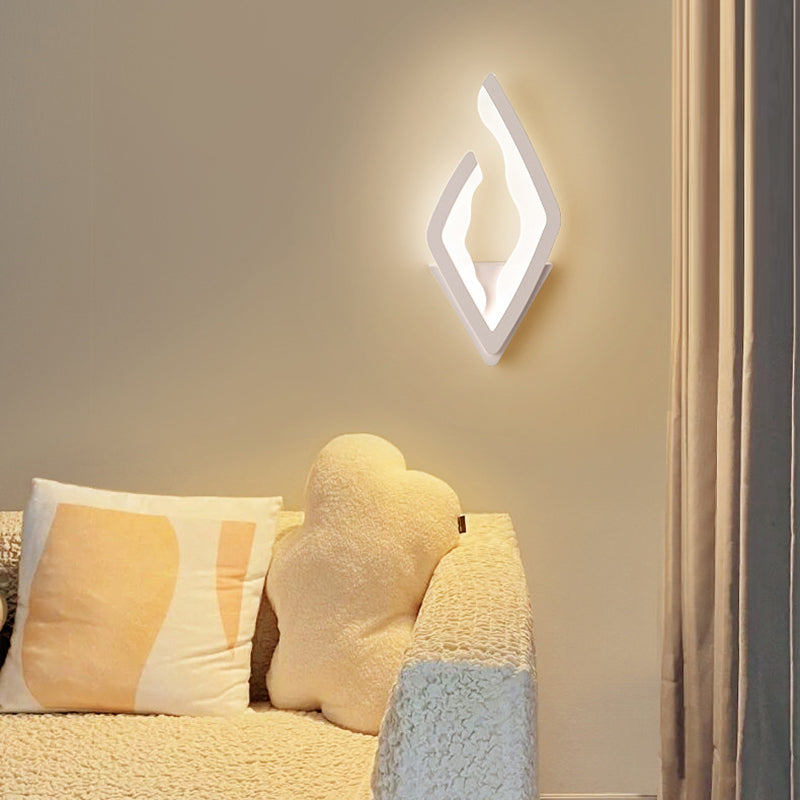Diamond Iron Acrylic Bedroom Wall Lamp