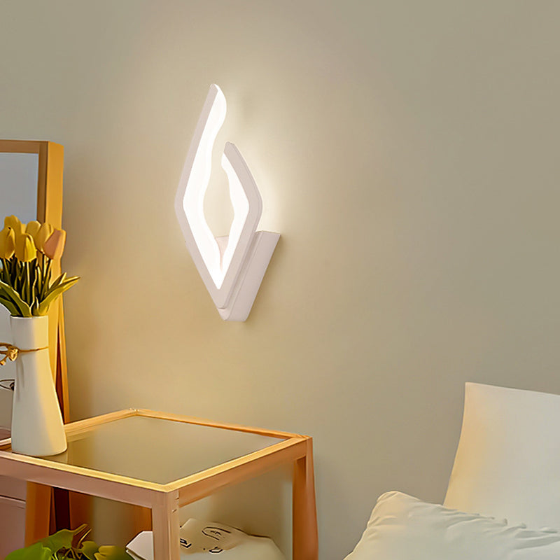 Diamond Iron Acrylic Bedroom Wall Lamp
