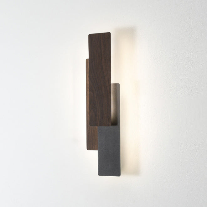 Multilayer Rectangular Iron Living Wall Lamp