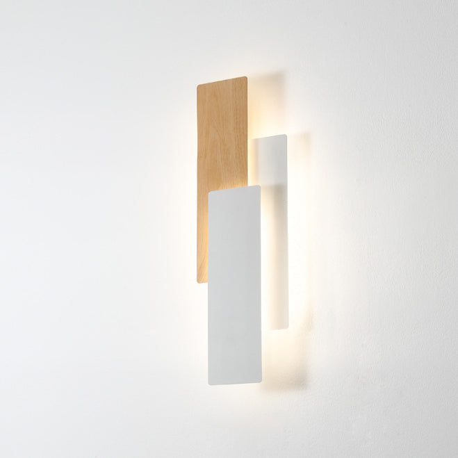 Multilayer Rectangular Iron Living Wall Lamp