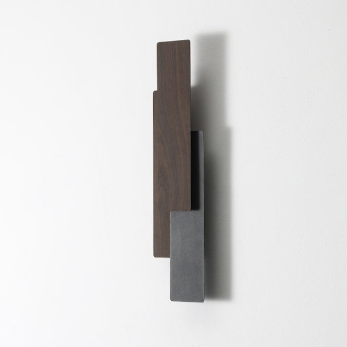 Multilayer Rectangular Iron Living Wall Lamp