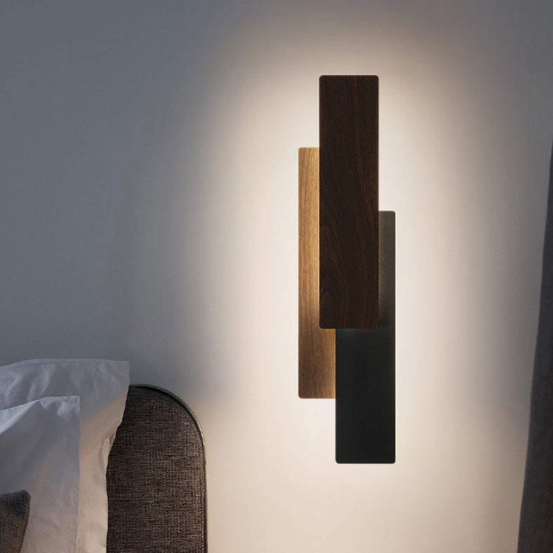 Multilayer Rectangular Iron Living Wall Lamp