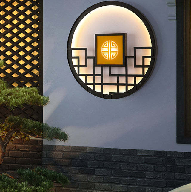 Round Stainless Steel PC Outdoor Light