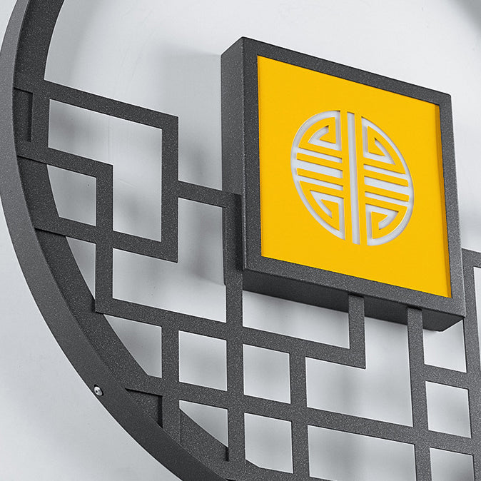 Round Stainless Steel PC Outdoor Light