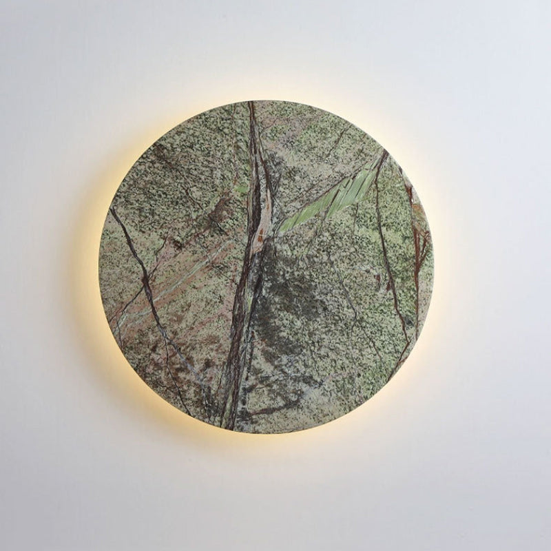 Shabby Chic Round Marble Wall Lamp