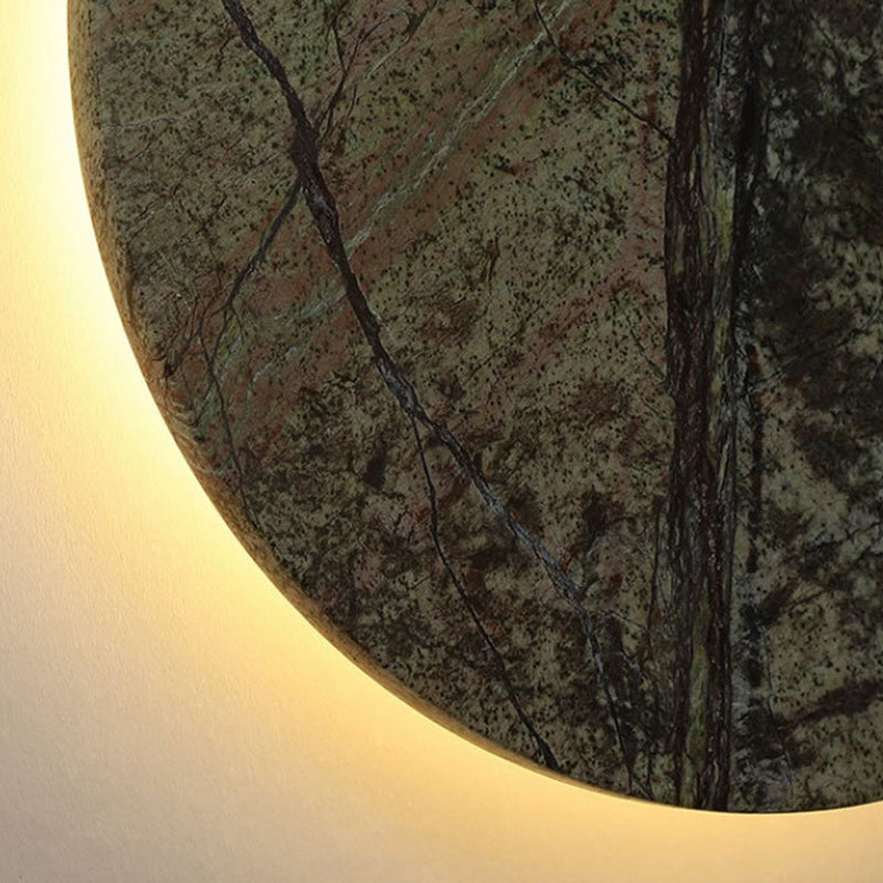 Shabby Chic Round Marble Wall Lamp