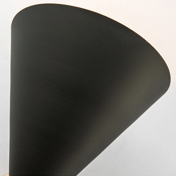 Eclectic Cone Metal Hallway 2-Light Wall Lamp