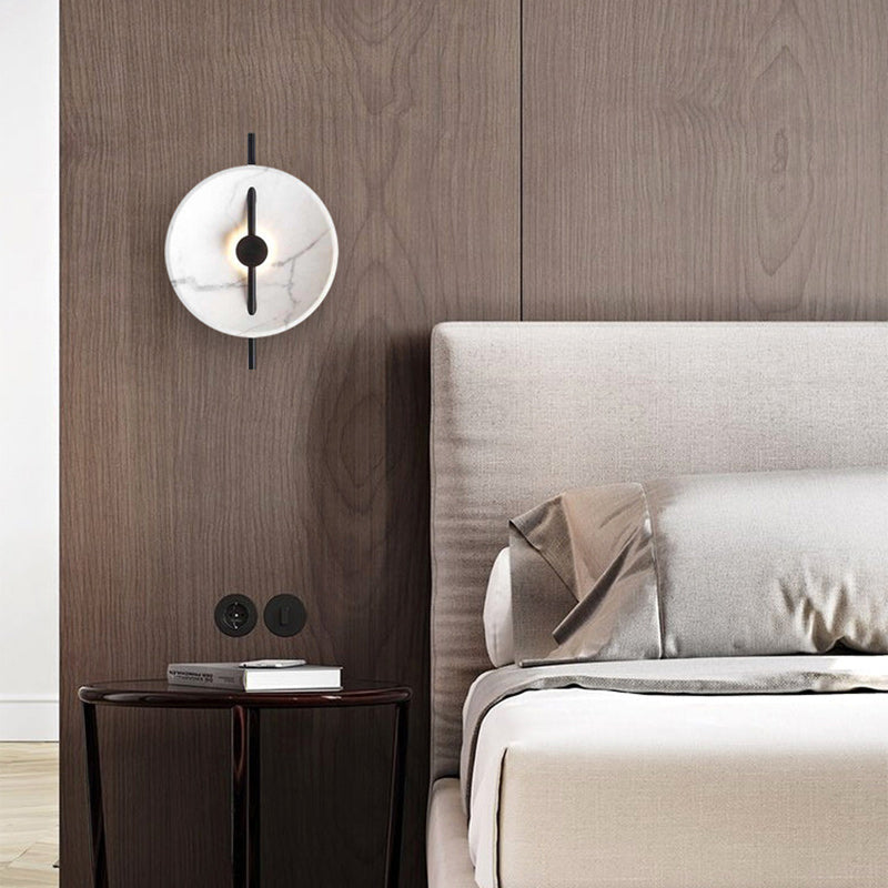 Abstract Design Round Resin Wall Lamp