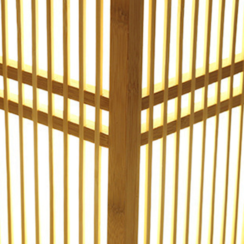 Tatami Box-shaped Bamboo Bedroom Table Lamp