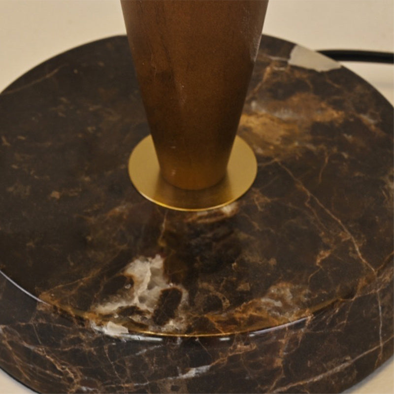 Wood Grain Mushroom-shaped Marble Table Lamp