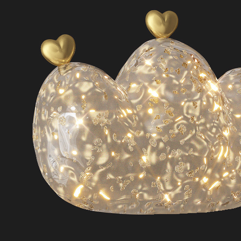Cozy Crown Love Copper Wall Lamp