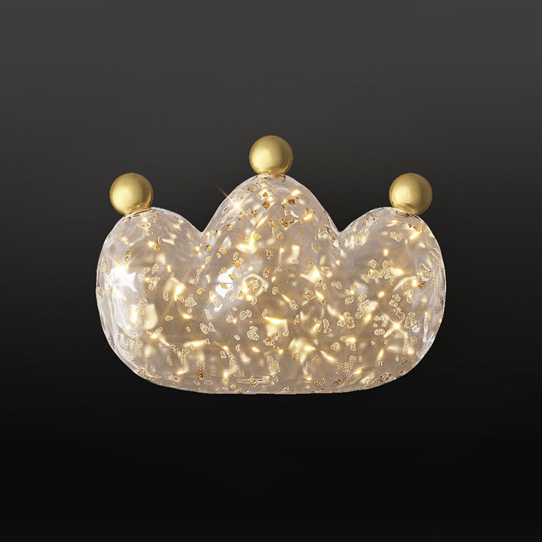 Cozy Crown Love Copper Wall Lamp