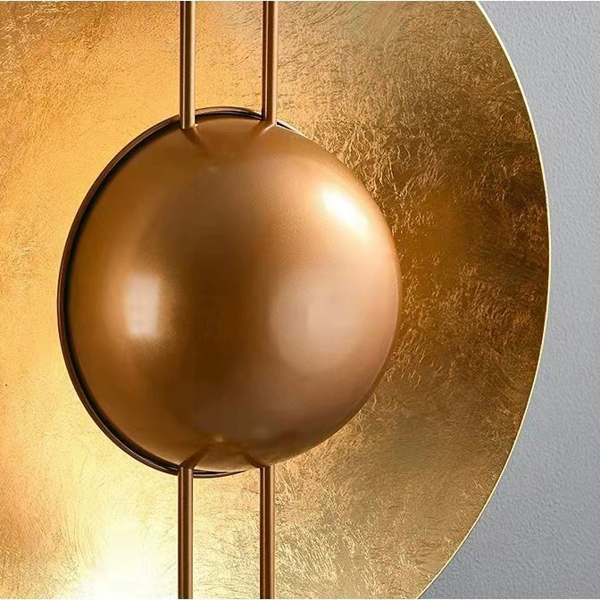Shabby Chic Round Iron Wall Lamp