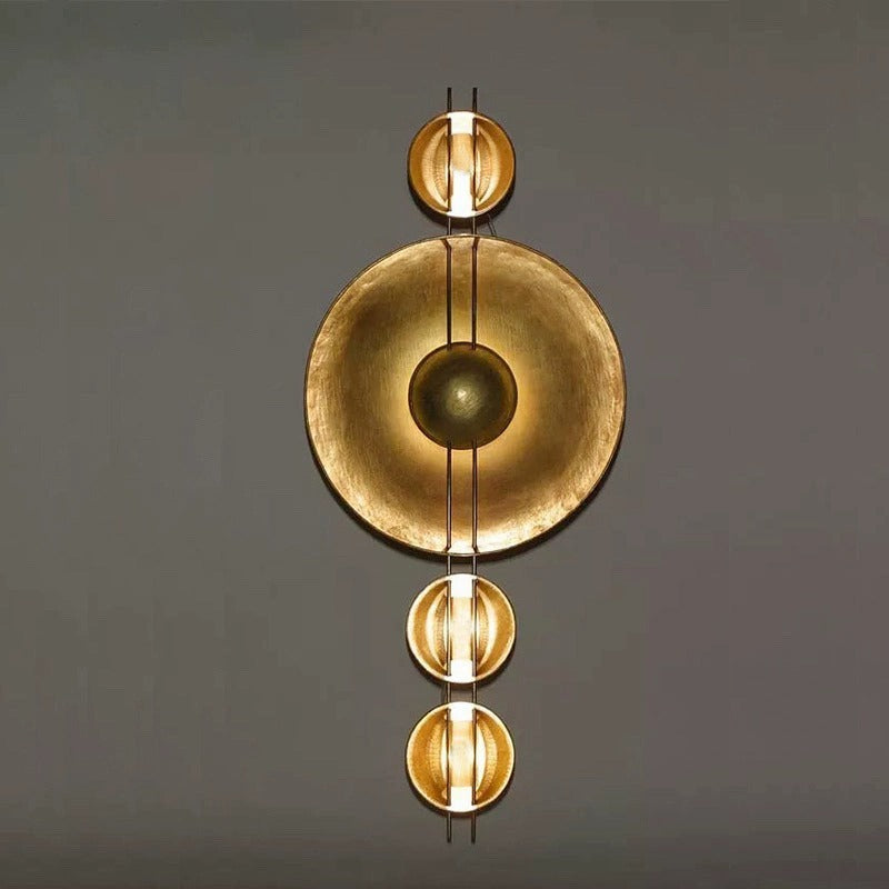 Shabby Chic Round Iron Wall Lamp