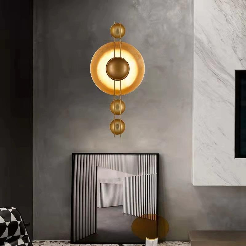 Shabby Chic Round Iron Wall Lamp