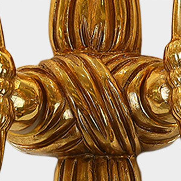 Candle Design All Brass 2-Light Wall Lamp