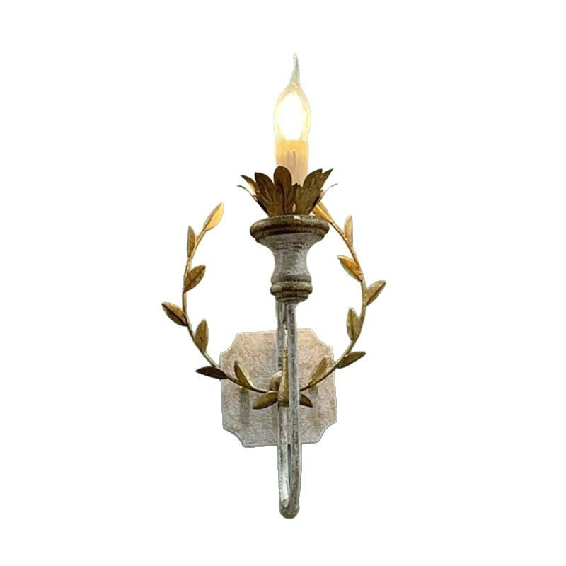 Torch Design Iron Solid Wall Lamp