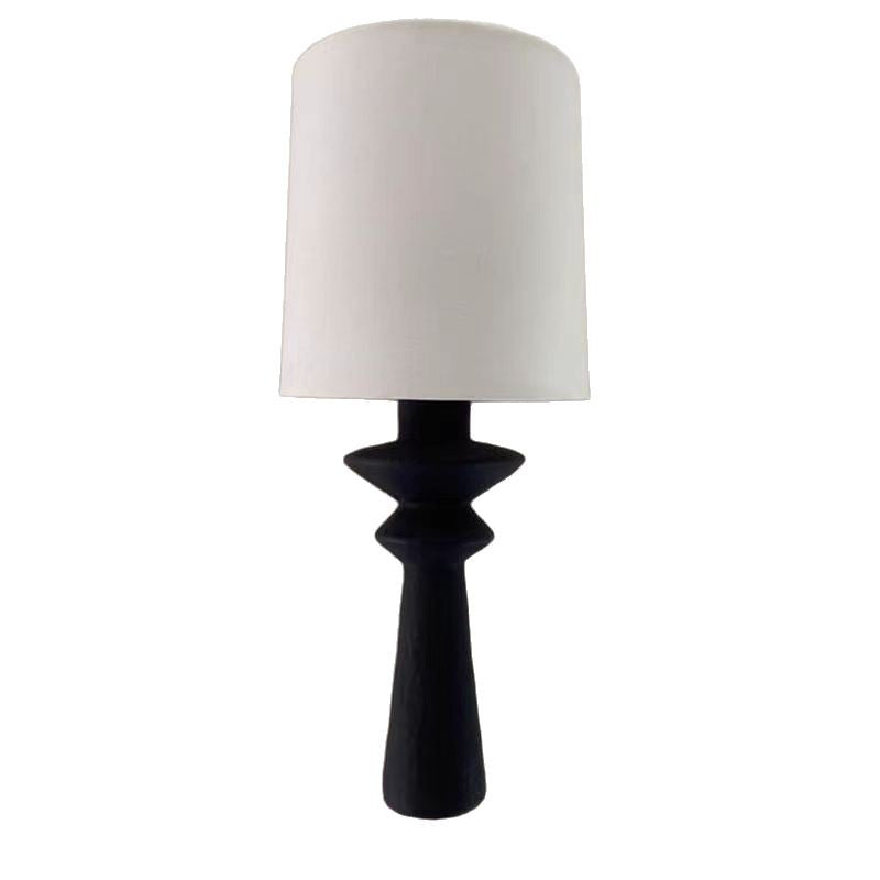 Cylinder Fabric Iron Arm Wall Lamp