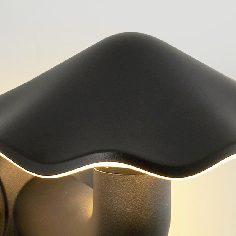 Mushroom-Shaped Aluminum PC Patio Outdoor Light