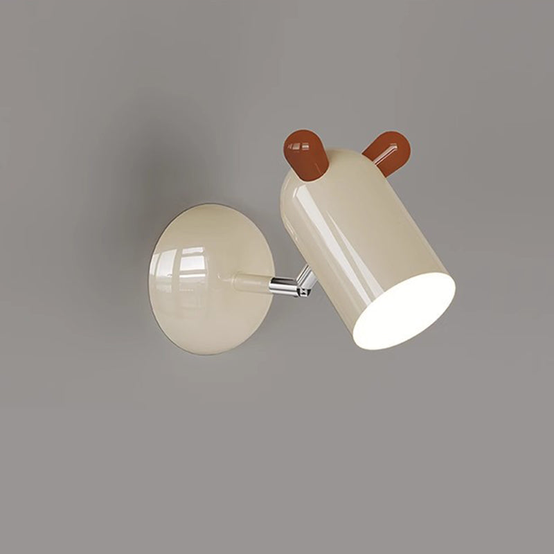 Kids Cute Cylinder Iron Wall Lamp