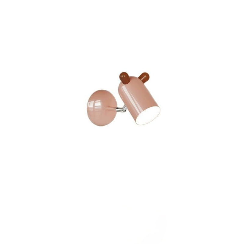 Kids Cute Cylinder Iron Wall Lamp