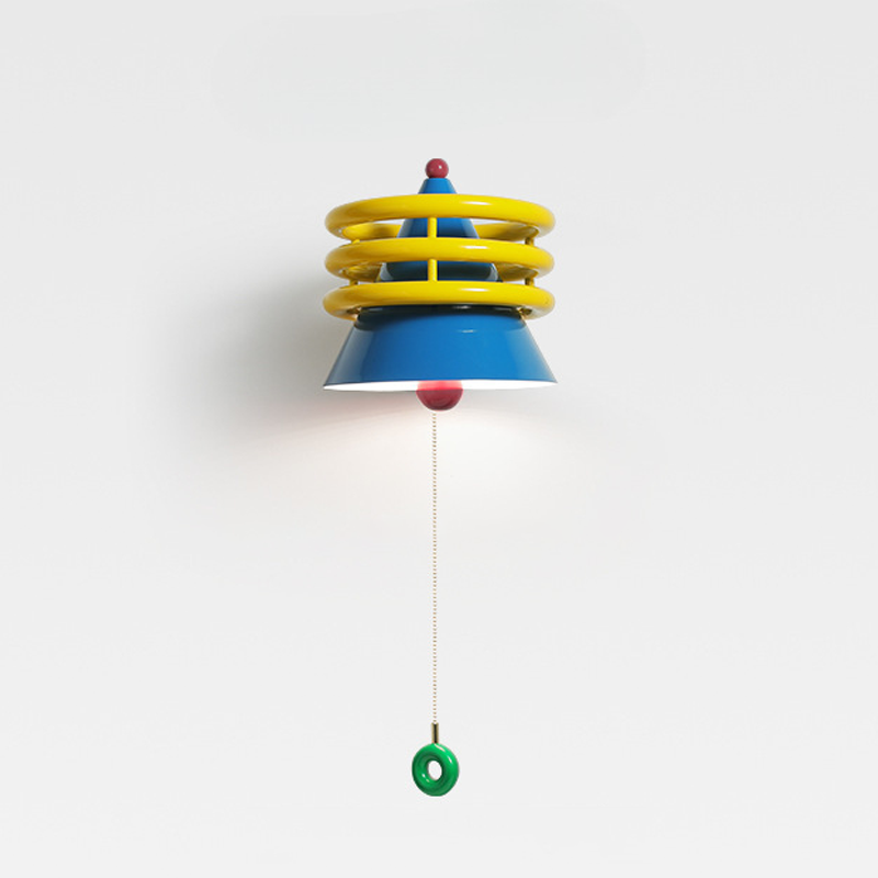 Iron Resin Cone Living Wall Lamp