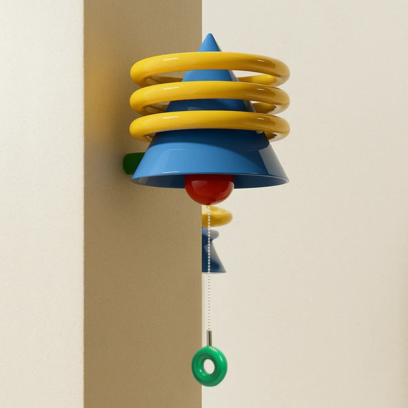 Iron Resin Cone Living Wall Lamp